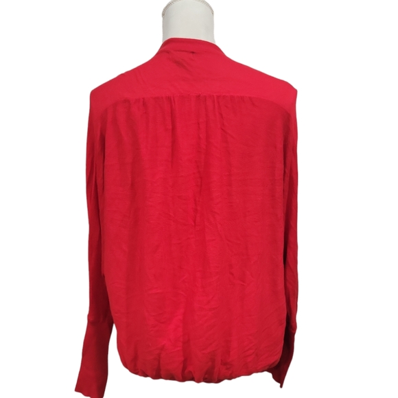 Express Red Cashmere Blend Open Front Cardigan Size Small - Picture 2 of 5